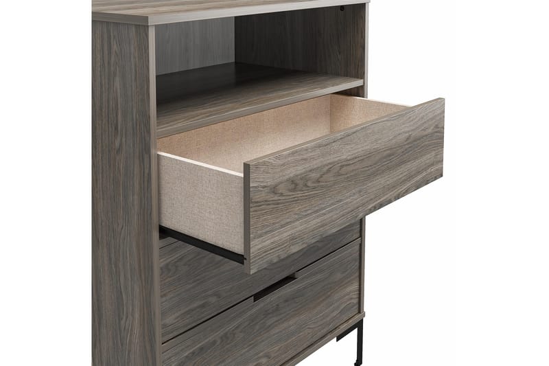 Rayburn Kommode Grå - Dorel Home - Oppbevaring - Oppbevaringsmøbler - Kommode