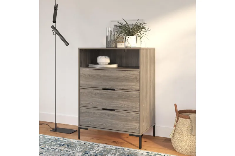 Rayburn Kommode Grå - Dorel Home - Oppbevaring - Oppbevaringsmøbler - Kommode