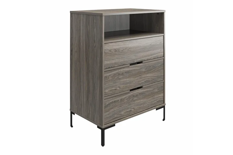 Rayburn Kommode Grå - Dorel Home - Oppbevaring - Oppbevaringsmøbler - Kommode