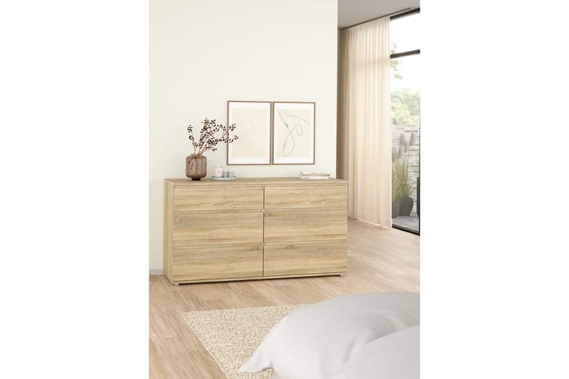 Rengo Kommode 153 cm - Lysebrun - Oppbevaring - Oppbevaringsmøbler - Kommode