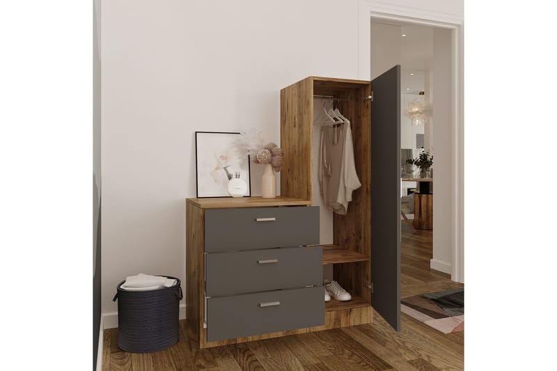Rinorea Oppbevaringsskap 40x140 cm - Grønn - Oppbevaring - Oppbevaringsmøbler - Kommode