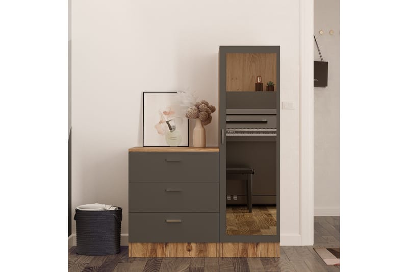 Rinorea Oppbevaringsskap 40x140 cm - Grønn - Oppbevaring - Oppbevaringsmøbler - Kommode
