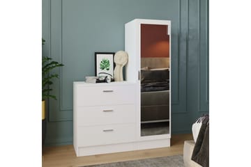 Rinorea Oppbevaringsskap 40x140 cm - Hvit - Oppbevaring - Oppbevaringsmøbler - Kommode