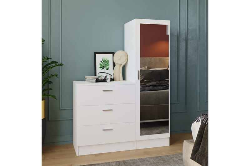 Rinorea Oppbevaringsskap 40x140 cm - Hvit - Oppbevaring - Oppbevaringsmøbler - Kommode