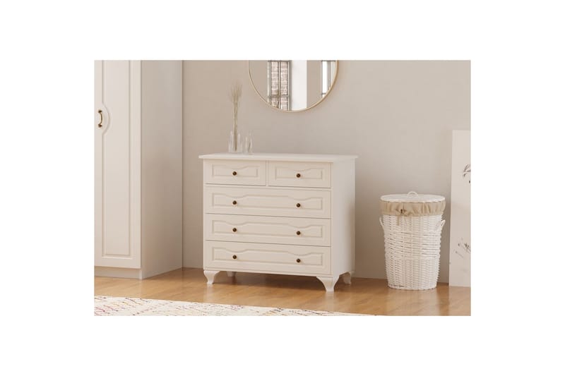Rylic Kommode 90 cm - Matt Hvit - Oppbevaring - Oppbevaringsmøbler - Kommode