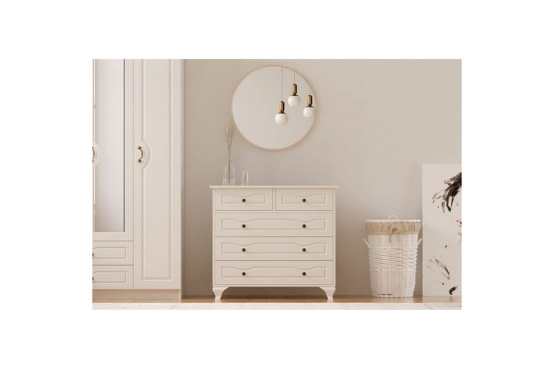 Rylic Kommode 90 cm - Matt Hvit - Oppbevaring - Oppbevaringsmøbler - Kommode