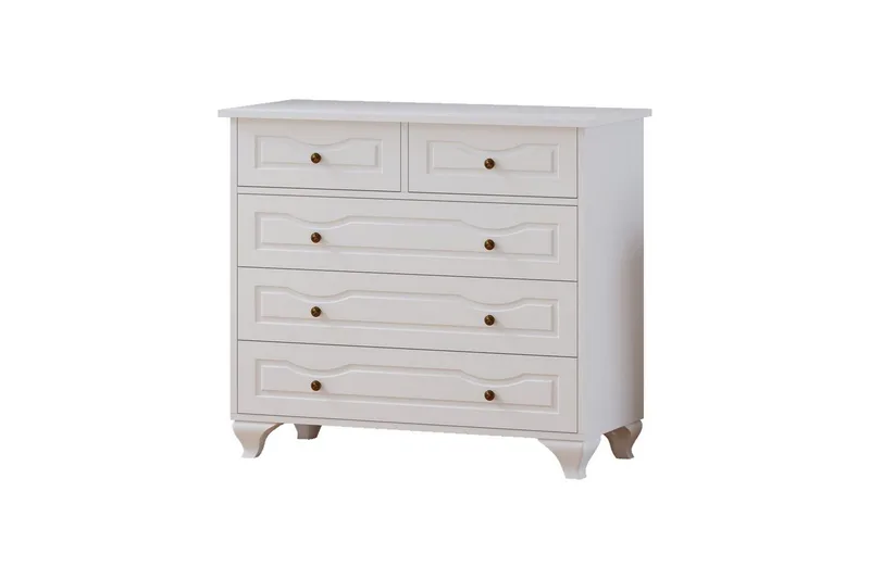 Rylic Kommode 90 cm - Matt Hvit - Oppbevaring - Oppbevaringsmøbler - Kommode