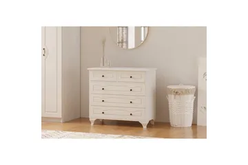 Rylic Kommode 90 cm - Matt Hvit - Oppbevaring - Oppbevaringsmøbler - Kommode