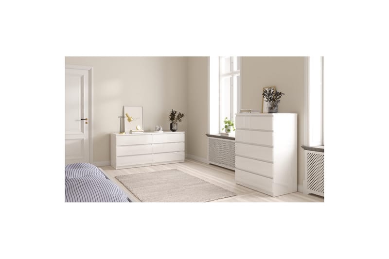 Salomns Kommode 77 cm - Hvit - Oppbevaring - Oppbevaringsmøbler - Kommode