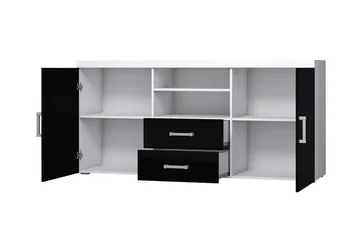 Samba Byrå 164x45x80 cm NO_BRAND White High gloss - Oppbevaring - Oppbevaringsmøbler - Kommode