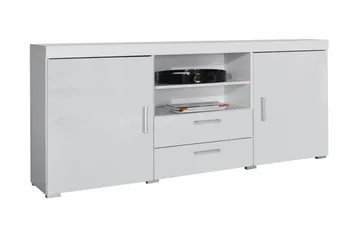 Samba Byrå 164x45x80 cm NO_BRAND White High gloss - Oppbevaring - Oppbevaringsmøbler - Kommode