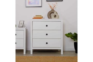 Seban Kommode 73 cm - Hvit - Oppbevaring - Oppbevaringsmøbler - Kommode