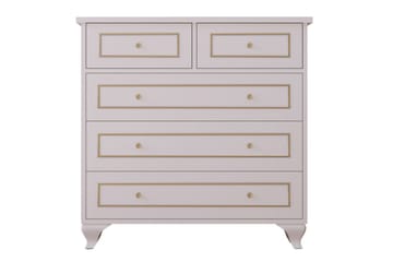 Seric Kommode 90 cm - Matt Hvit - Oppbevaring - Oppbevaringsmøbler - Kommode