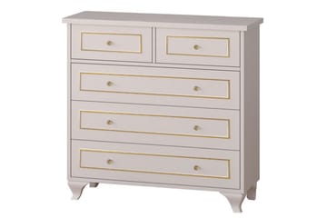 Seric Kommode 90 cm - Matt Hvit - Oppbevaring - Oppbevaringsmøbler - Kommode