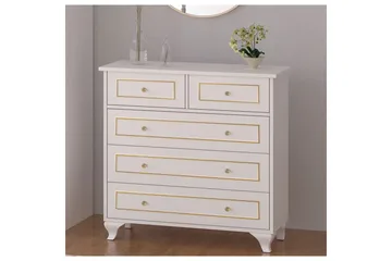 Seric Kommode 90 cm - Matt Hvit - Oppbevaring - Oppbevaringsmøbler - Kommode