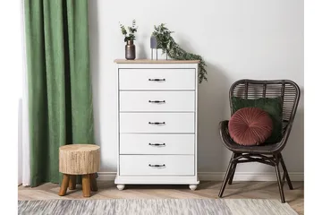 Sharon Kommode 39 | 76 cm - Hvit - Oppbevaring - Oppbevaringsmøbler - Kommode