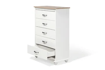 Sharon Kommode 39 | 76 cm - Hvit - Oppbevaring - Oppbevaringsm øbler - Kommode