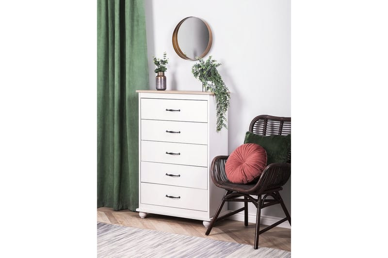 Sharon Kommode 39 | 76 cm - Hvit - Oppbevaring - Oppbevaringsmøbler - Kommode