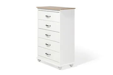 Sharon Kommode 39 | 76 cm - Hvit - Oppbevaring - Oppbevaringsmøbler - Kommode