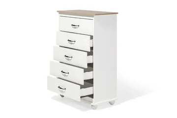 Sharon Kommode 39 | 76 cm - Hvit - Oppbevaring - Oppbevaringsmøbler - Kommode