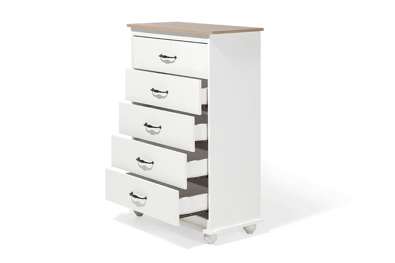 Sharon Kommode 39 | 76 cm - Hvit - Oppbevaring - Oppbevaringsmøbler - Kommode