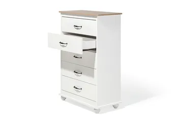 Sharon Kommode 39 | 76 cm - Hvit - Oppbevaring - Oppbevaringsmøbler - Kommode