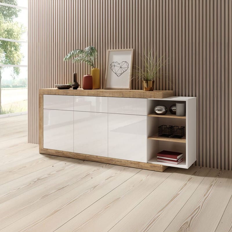 Kommode Sintra 3 Dører - 200 cm - Oppbevaring - Oppbevaringsmøbler - Sideboard & skjenk