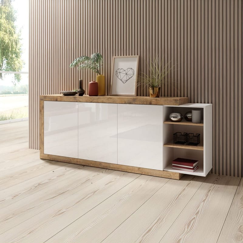 Kommode Sintra 3 Dører - 220 cm - Oppbevaring - Oppbevaringsmøbler - Sideboard & skjenk