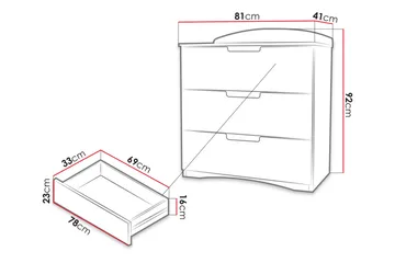 Skenninge Kommode - Hvit - Oppbevaring - Oppbevaringsmøbler - Kommode