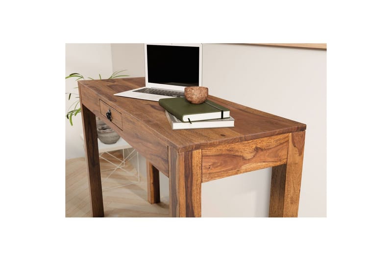 Skrivebord Wohnling for hjemmekontor med skuff i solid tre - Møbler - Bord - Kontorbord - Skrivebord