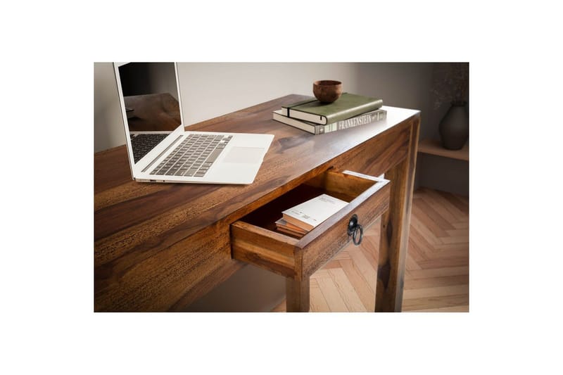 Skrivebord Wohnling for hjemmekontor med skuff i solid tre - Møbler - Bord - Kontorbord - Skrivebord