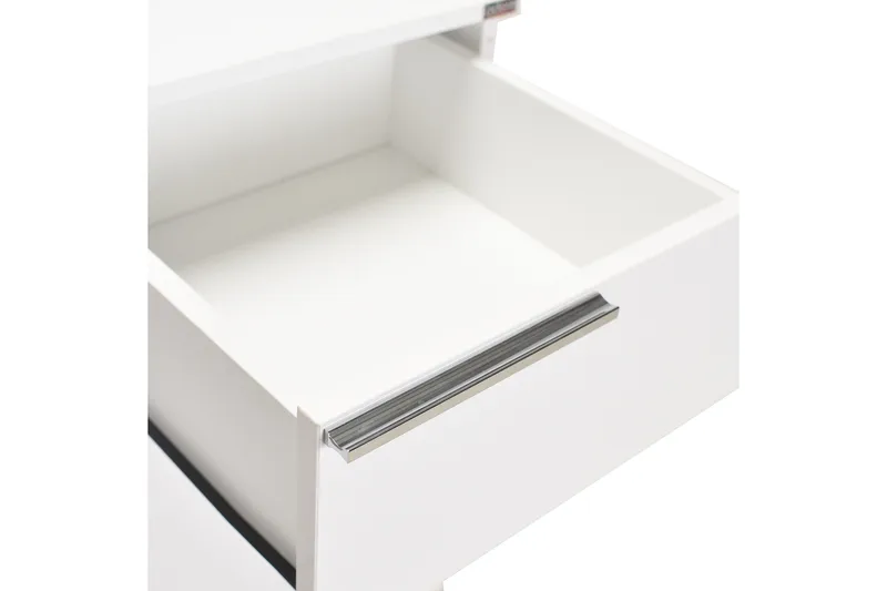 Byrå Vit högglans - Oppbevaring - Oppbevaringsmøbler - Kommode - Skuffeseksjon