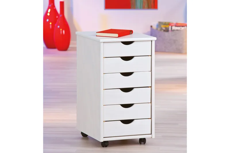 Dreyfus Hurts 40 cm - Hvit - Oppbevaring - Oppbevaringsmøbler - Kommode - Skuffeseksjon