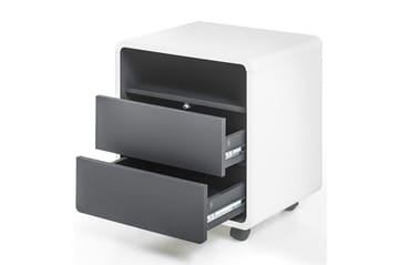 Tadeo Hurts - Hvit/Grå - Oppbevaring - Oppbevaringsmøbler - Kommode - Skuffeseksjon