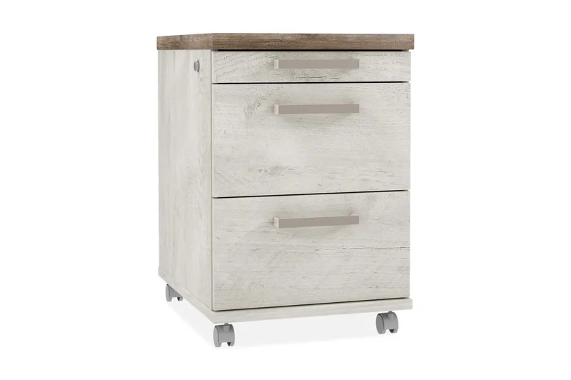 Talebi Hurts med Lås 53x42 cm, Brun / Hvit