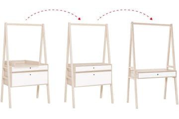 Spot Kommode Tre / Natur / Hvit - VOX - Oppbevaring - Oppbevaringsmøbler - Kommode