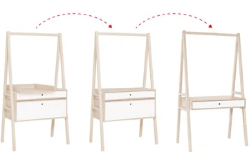 Spot Kommode Tre / Natur / Hvit - VOX - Oppbevaring - Oppbevaringsmøbler - Kommode