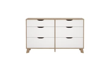 Sumita Kommode 156 cm - Natur/Hvit - Oppbevaring - Oppbevaringsmøbler - Kommode