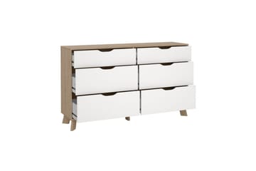 Sumita Kommode 156 cm - Natur/Hvit - Oppbevaring - Oppbevaringsmøbler - Kommode