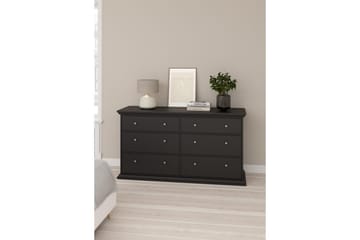 Suneta Kommode 163 cm - Svart - Oppbevaring - Oppbevaringsmøbler - Kommode
