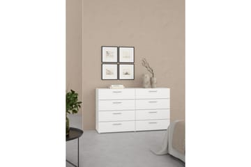 Suntia Kommode 140 cm - Hvit - Oppbevaring - Oppbevaringsmøbler - Kommode