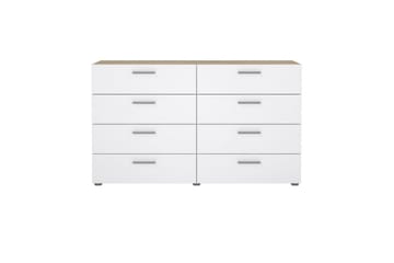 Suntia Kommode 140 cm - Natur/Hvit - Oppbevaring - Oppbevaringsmøbler - Kommode