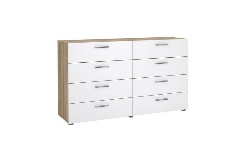 Suntia Kommode 140 cm - Natur/Hvit - Oppbevaring - Oppbevaringsmøbler - Kommode