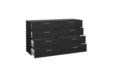 Suntia Kommode 140 cm - Svart - Oppbevaring - Oppbevaringsmøbler - Kommode