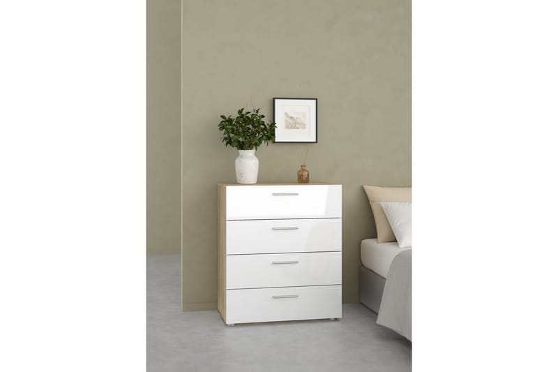 Suntia Kommode 70 cm - Natur/Hvit - Oppbevaring - Oppbevaringsmøbler - Kommode