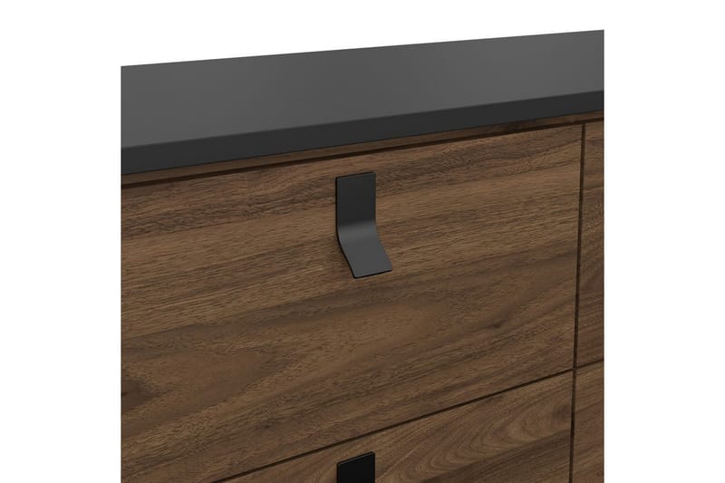 Tadami Kommode 102 cm - Svart/Mørk brun - Oppbevaring - Oppbevaringsmøbler - Kommode