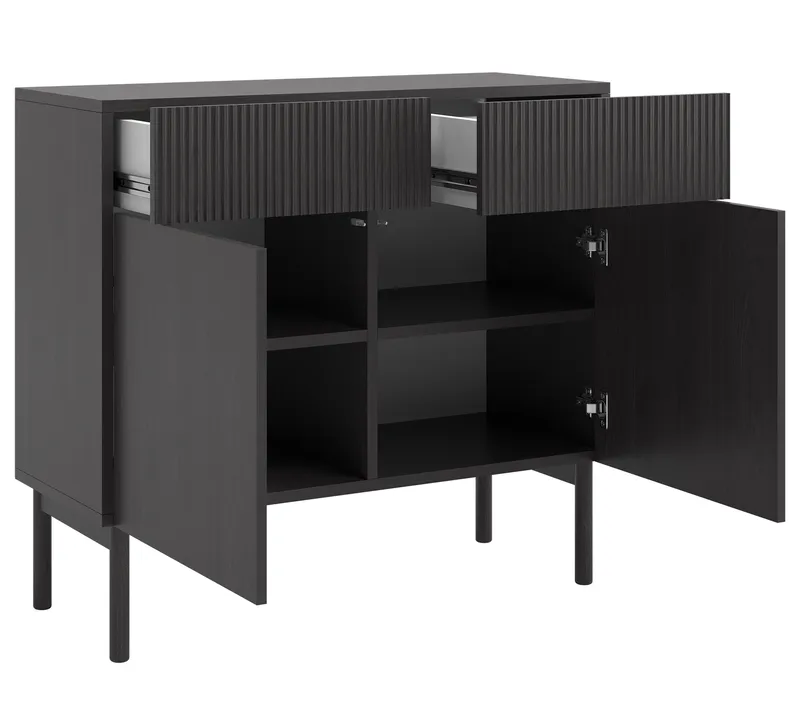 Takayo Kommode 100 cm - Svart - Oppbevaring - Oppbevaringsmøbler - Kommode