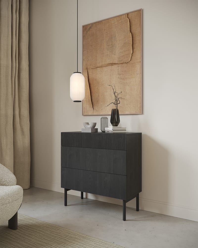 Takayo Kommode 90 cm - Svart - Oppbevaring - Oppbevaringsmøbler - Kommode
