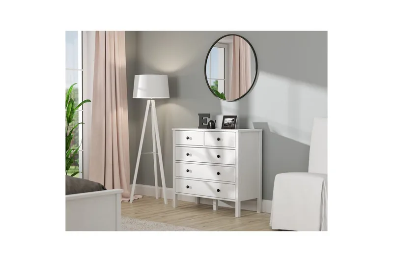 Talven Kommode 90 cm - Natur/Hvit - Oppbevaring - Oppbevaringsmøbler - Kommode