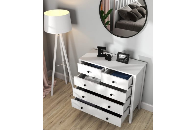 Talven Kommode 90 cm - Natur/Hvit - Oppbevaring - Oppbevaringsmøbler - Kommode